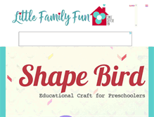 Tablet Screenshot of littlefamilyfun.com